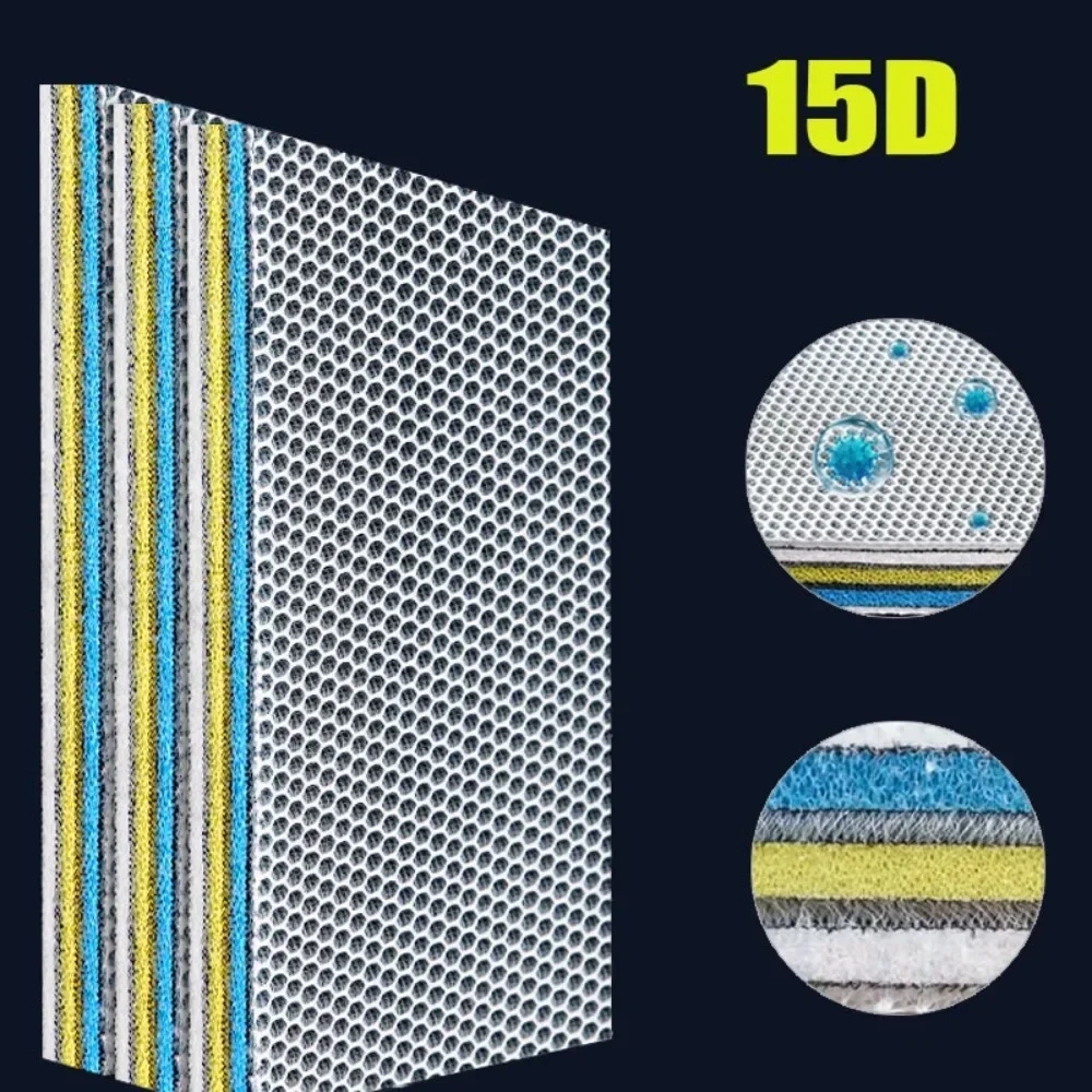 Aquarium 15 Layers Filter Media Sponge Fish Tank 15D No Glue Foam Biochemical Cotton Aquarium Accessories Filter Meterial