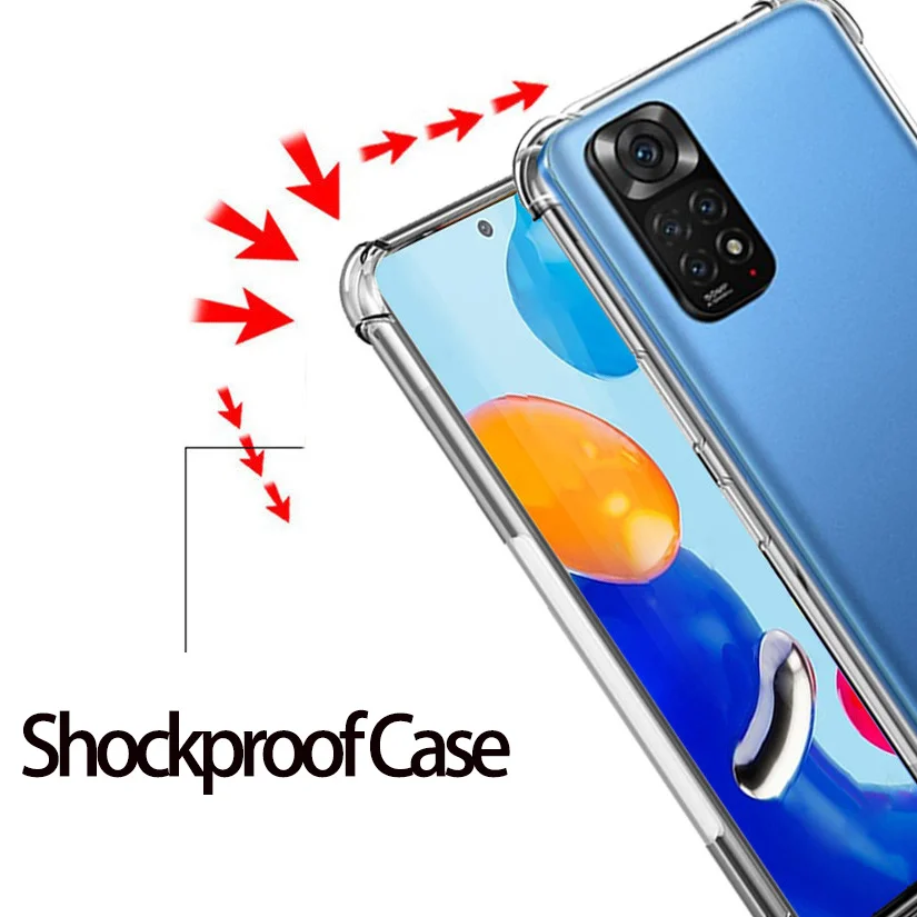 Capa Redmi Note 11 Pro 5G,Silicone Cases For Xiaomi Redmi Note11 Pro Ring Case Clear Shockproof Cover Redmi Note 12 Pro Plus 11S