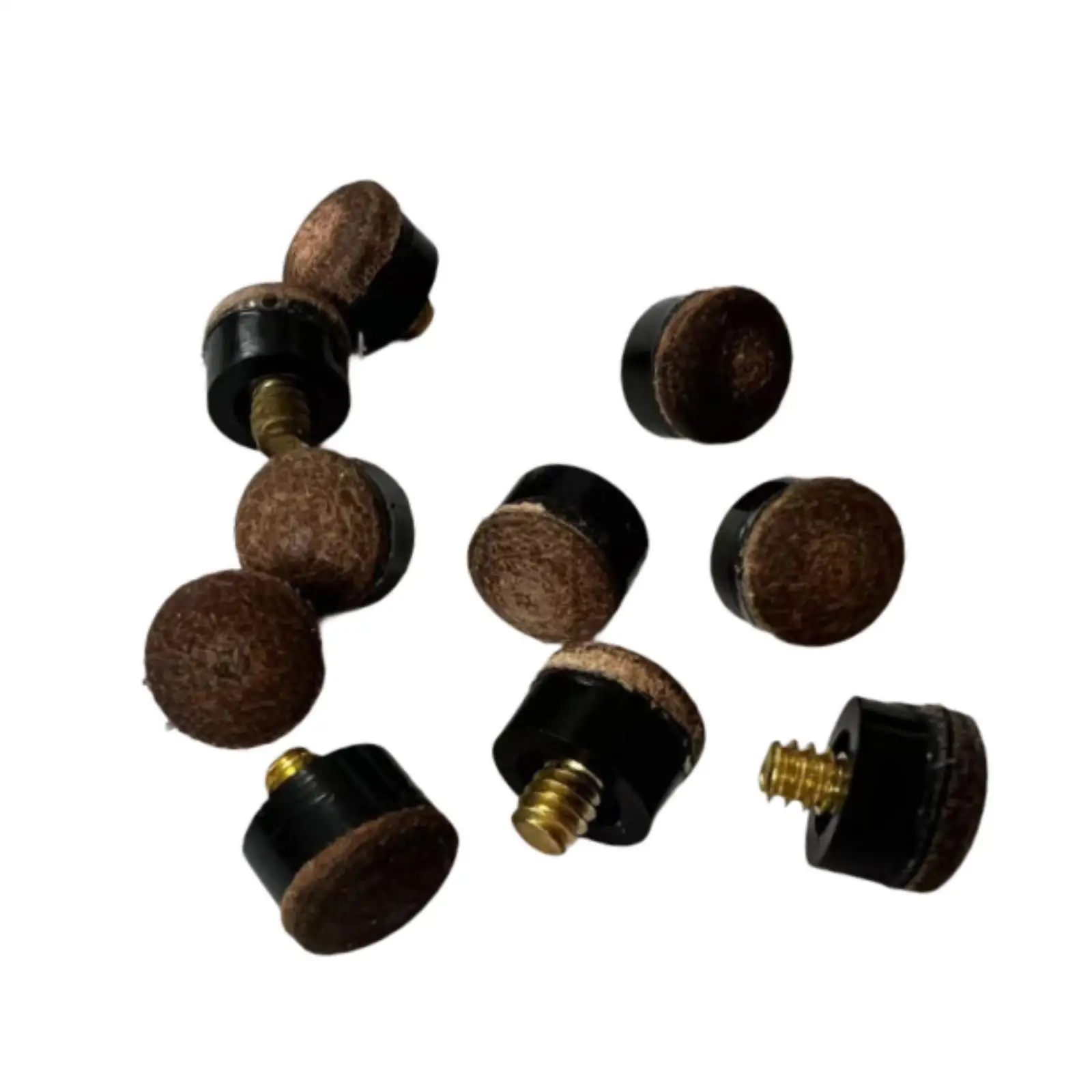 

Инструменты для бильярда: Сменные наконечники для кия из искусственной кожи, крепление на винтах, для ремонта и обслуживания киев для снукера и пула