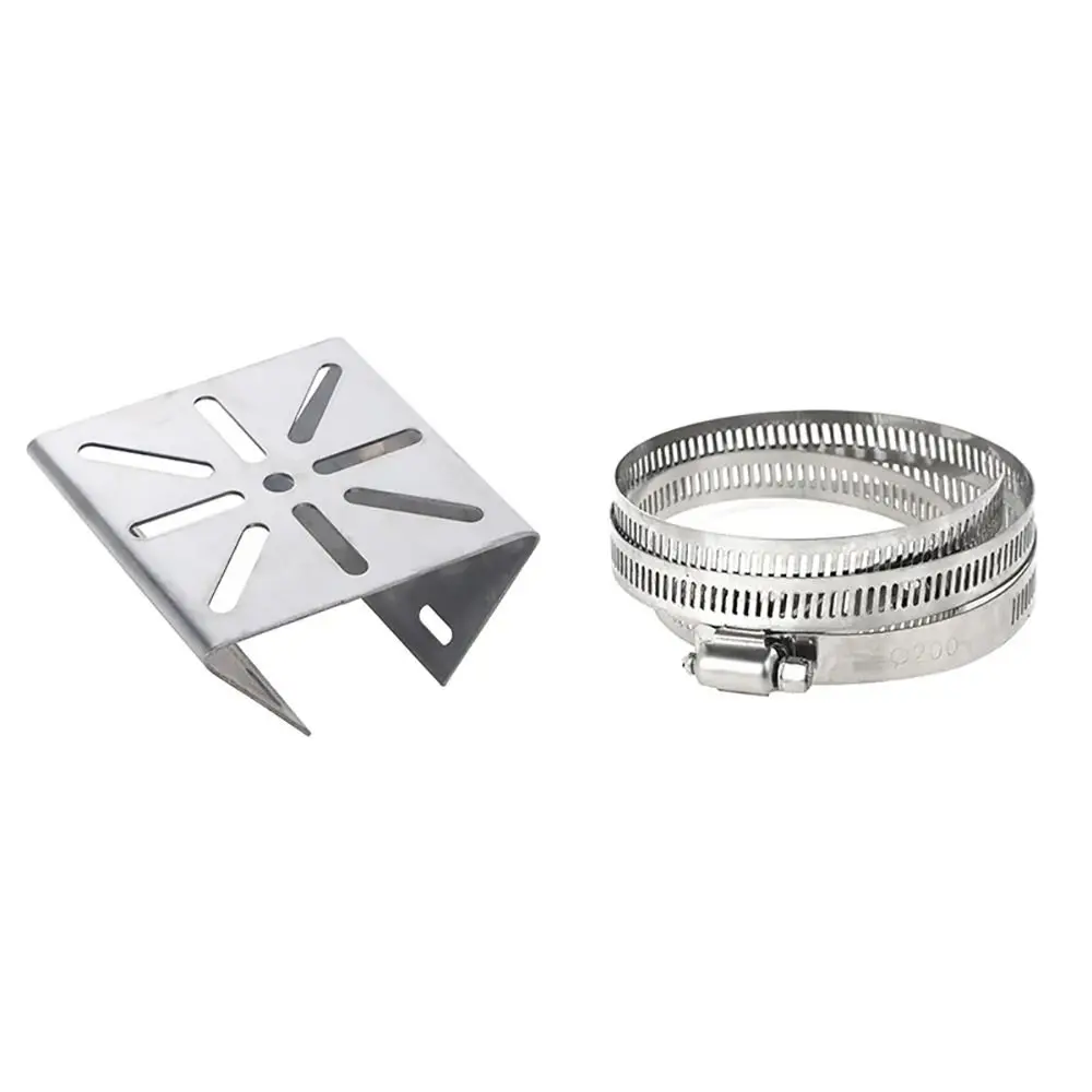 Neue 1Set mit 100/200mm Lange Hoop Überwachung Halterung Edelstahl Universal Pole Mount Adapter Ständer Hoop Halterung langlebig