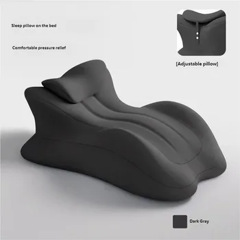Wedge Memory Foam Pillow Ergonomic Multi-Positional Body Pillow with Removable Cover Soft