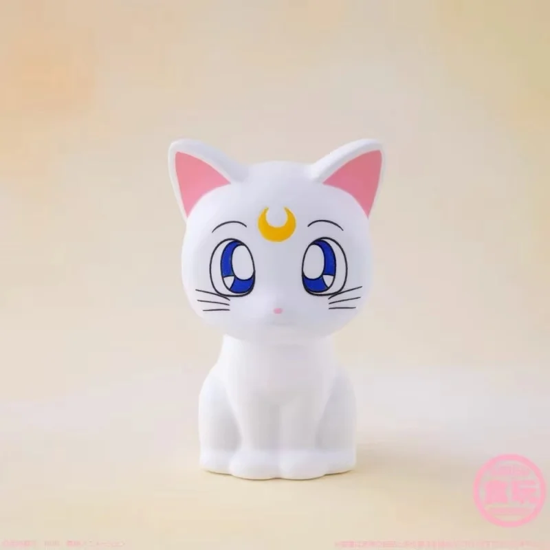 Echte Bandai 8,5 cm Sailor Moon Blind Box Pvc-model Handgemaakte Boxed Egg Desktop Ornament Collectie Versie Verjaardag Speelgoed Cadeau