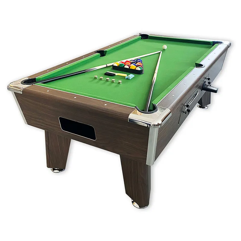 

Wholesale Chinese Black 8 Balls Style 7/8/9 FT Billiard Pool Table Snooker Pool Table for Commercial House Use and Game Room bar