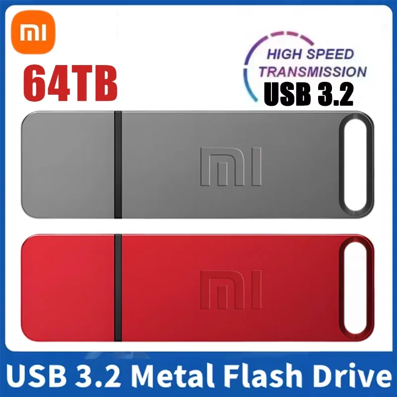 XIAOMI 64TB USB Flash Drive 32TB Pen Drive de alta velocidad 16TB USB 3,1 Flash Disk 4TB Pendrive 8TB memoria USB para ordenador portátil Tablet PC