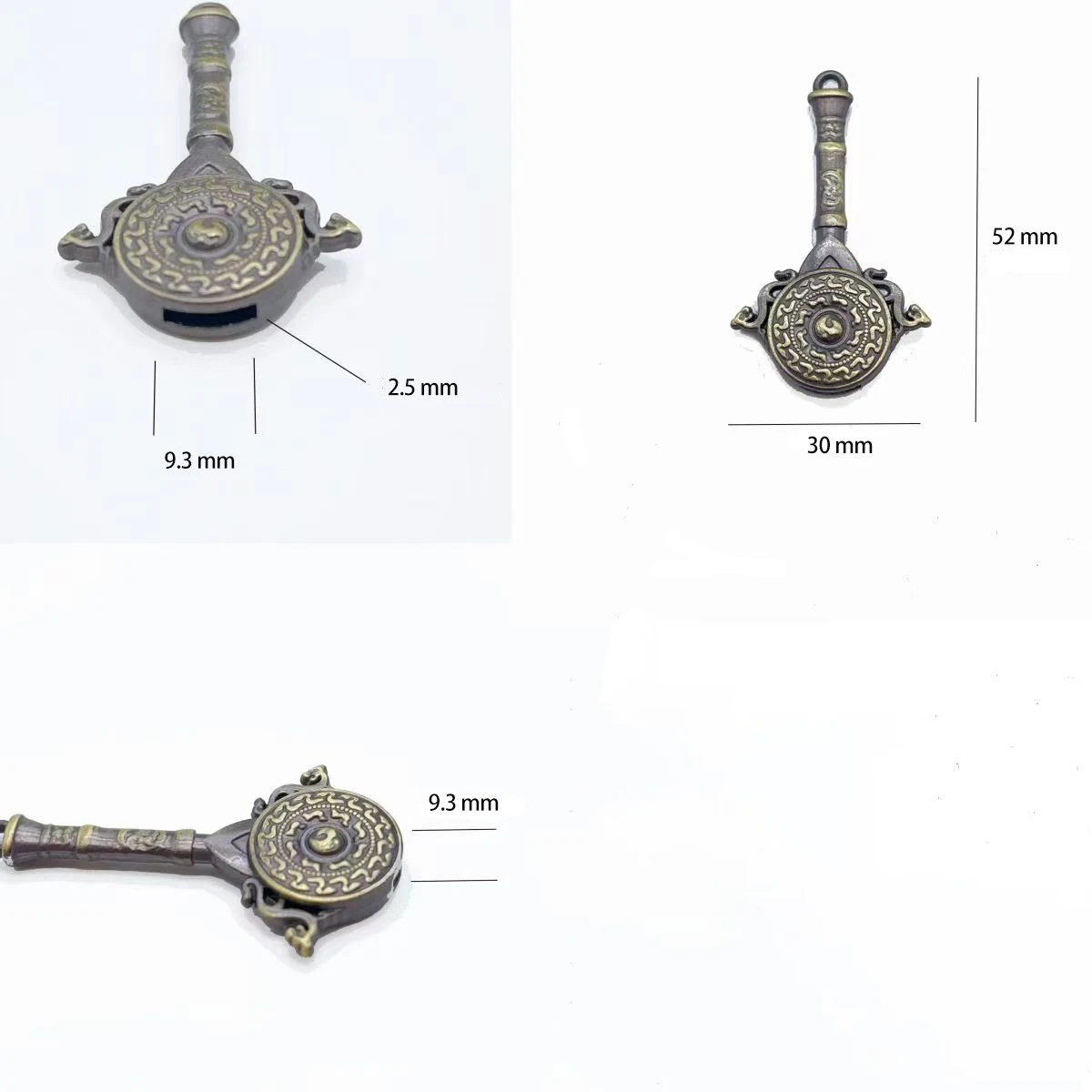 1 Uds. Manija de llave de repuesto DIY requiere pulido Manual de llavero llave de coche llave de motocicleta llavero de casa cabeza de llave personalizada