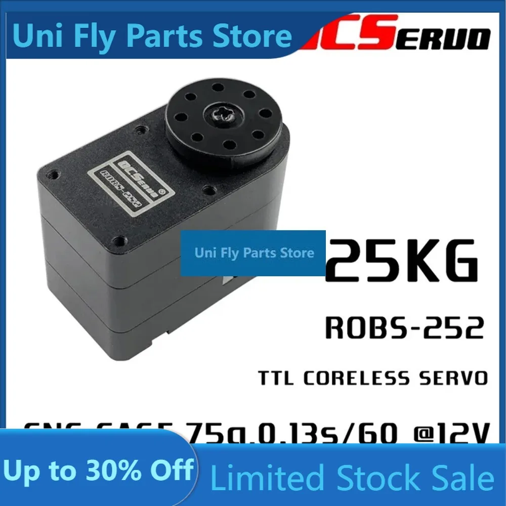 UniFlyROBS-252 25kg.cm Torque 60g UART Bus Robot Servo For Robot DIY