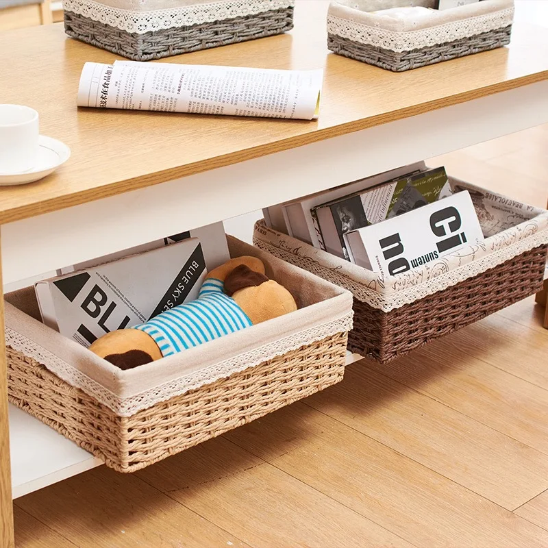 

Sundries storage box, cosmetics storage basket, snack basket, entrance office, coffee table, storage basket, storage box