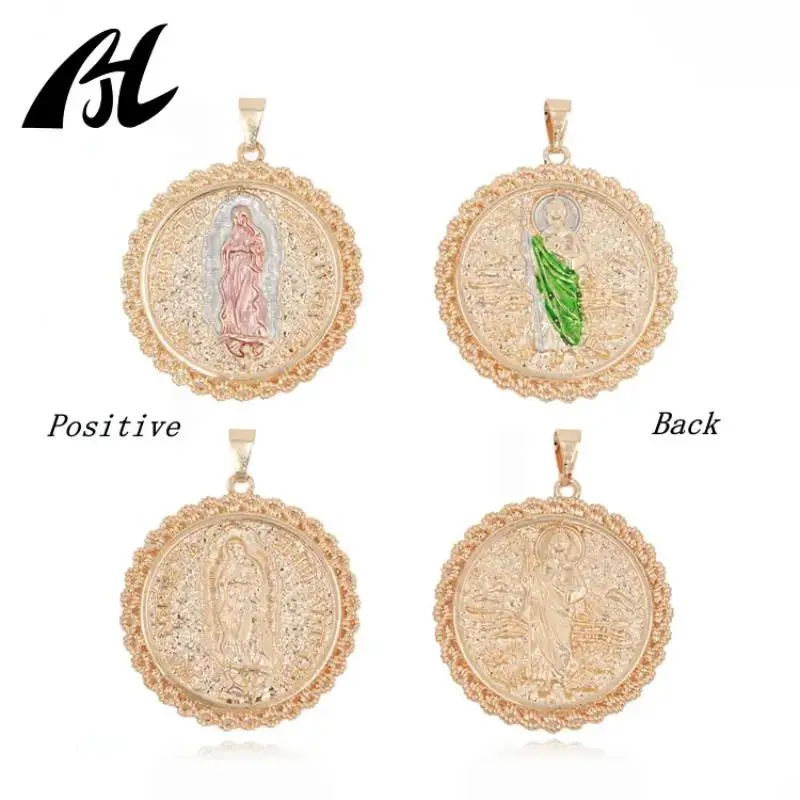 

Madonna and Guadalupe Religious Charms for Blessings and Protection