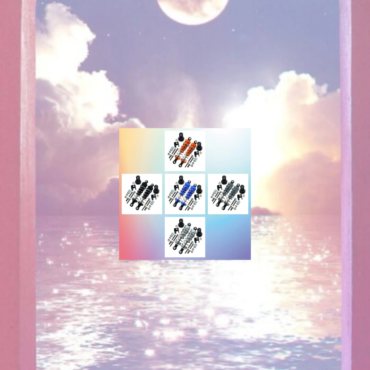 

Регулируемый передний амортизатор GPM из сплава, 70 мм, и защитное крепление для TAMIYA Lunch Box