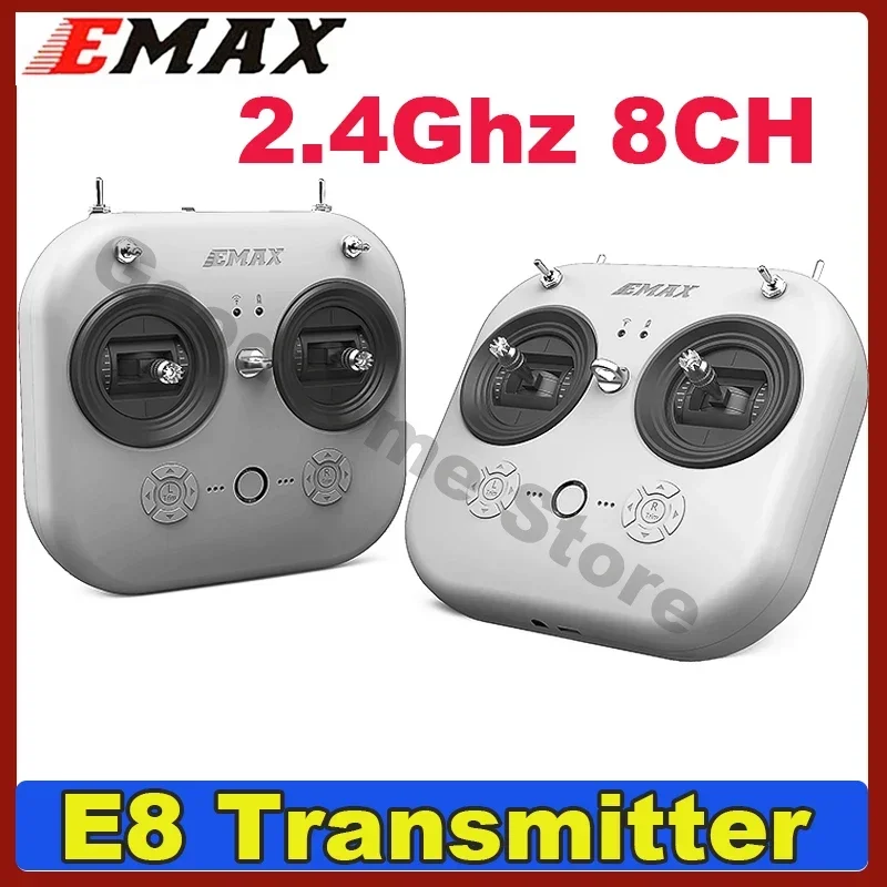 

EMAX E8 Transmitter Radio Controller 2.4Ghz 8CH remote control for Emax Tinyhawk III FPV Racing Drone