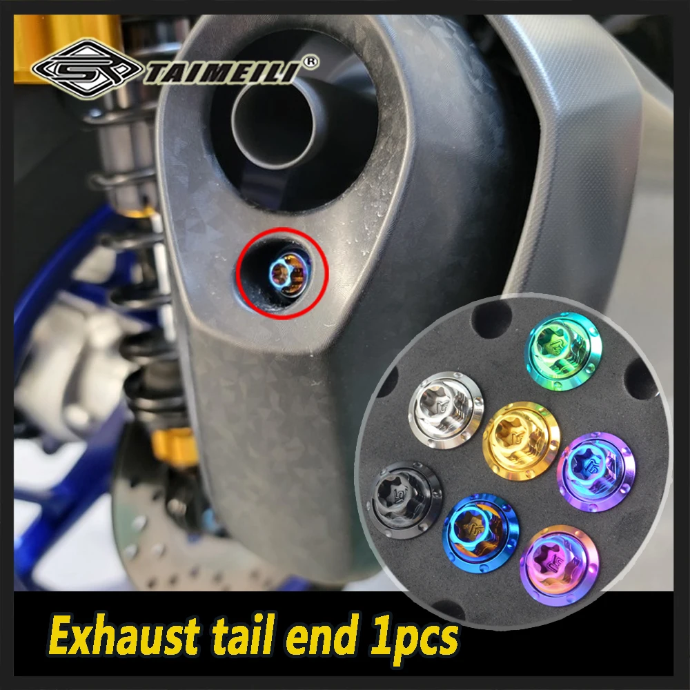 TAIMEILI Titanium Alloy Motorcycle Set Bolt Suitable for XMAX300 Motorcycle Modification Screw Repair and Replacement Screw No.2