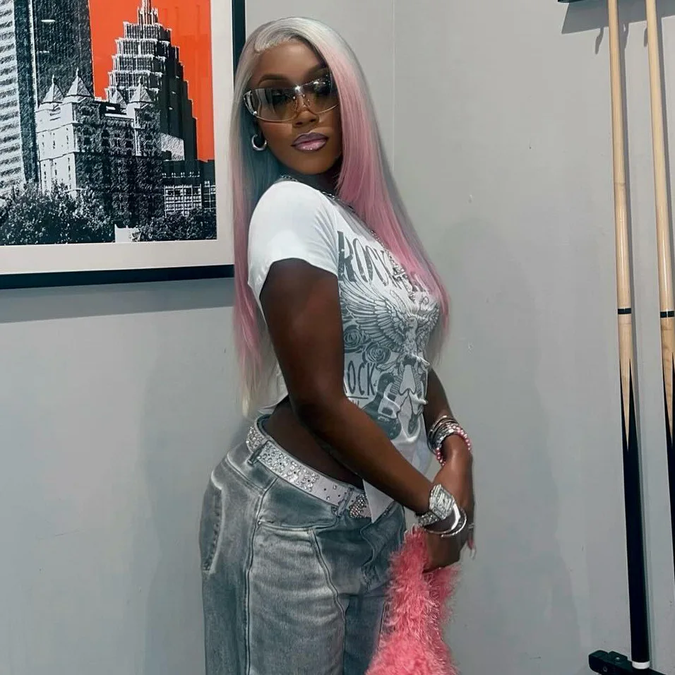 Mulheres ins chique hotsweet bandagem topos camisas senhora impressão assimétrica fora do ombro t feminino boate magro sexy streetwear topos