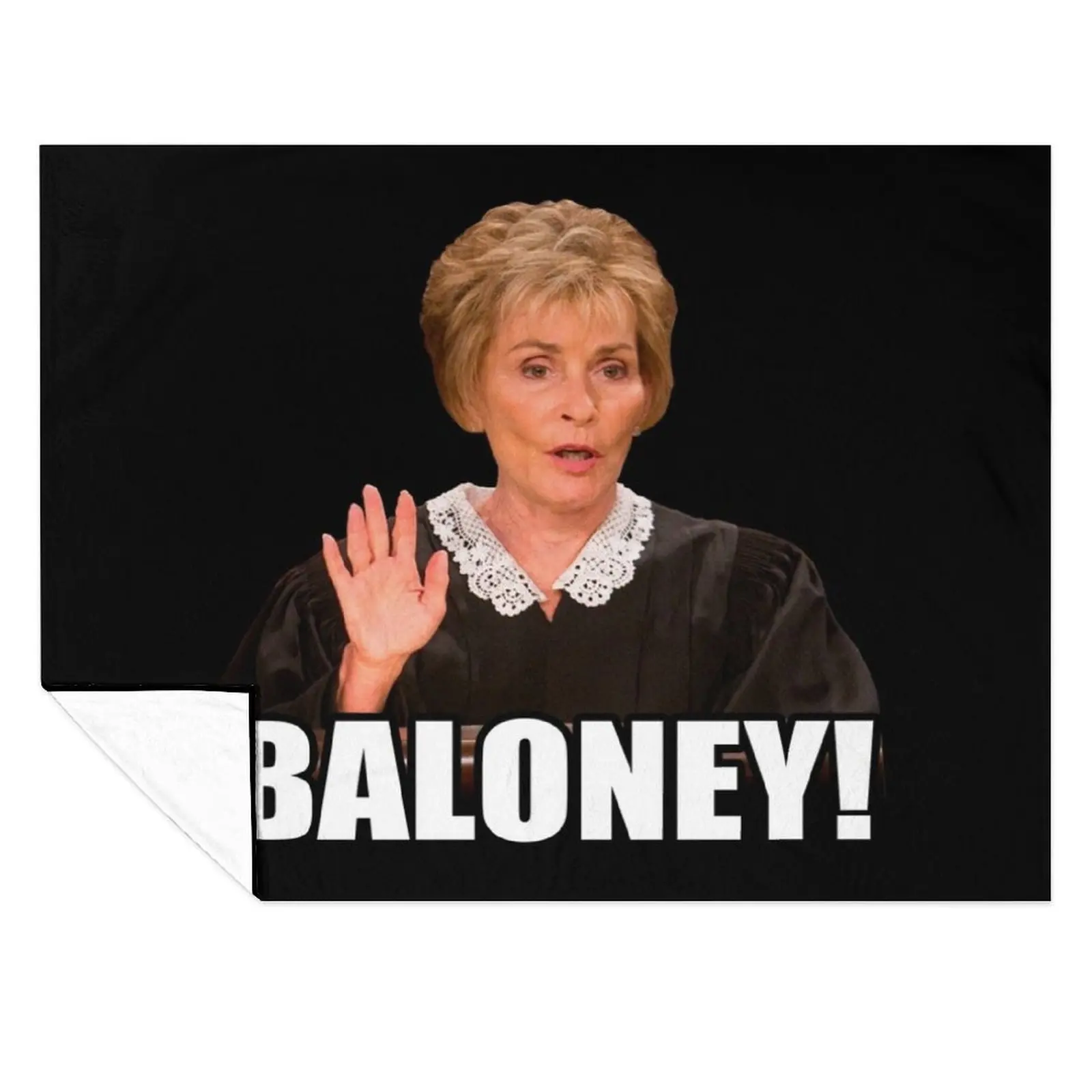 

Judge Judy - Baloney Throw Blanket Vintage Plaid on the sofa blankets and throws Decorative Sofas Blankets