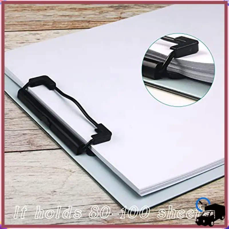 Efficient 4 Pack Multiple Color Clip Board With Metal Clip, For , Nurse, Teacher, Student