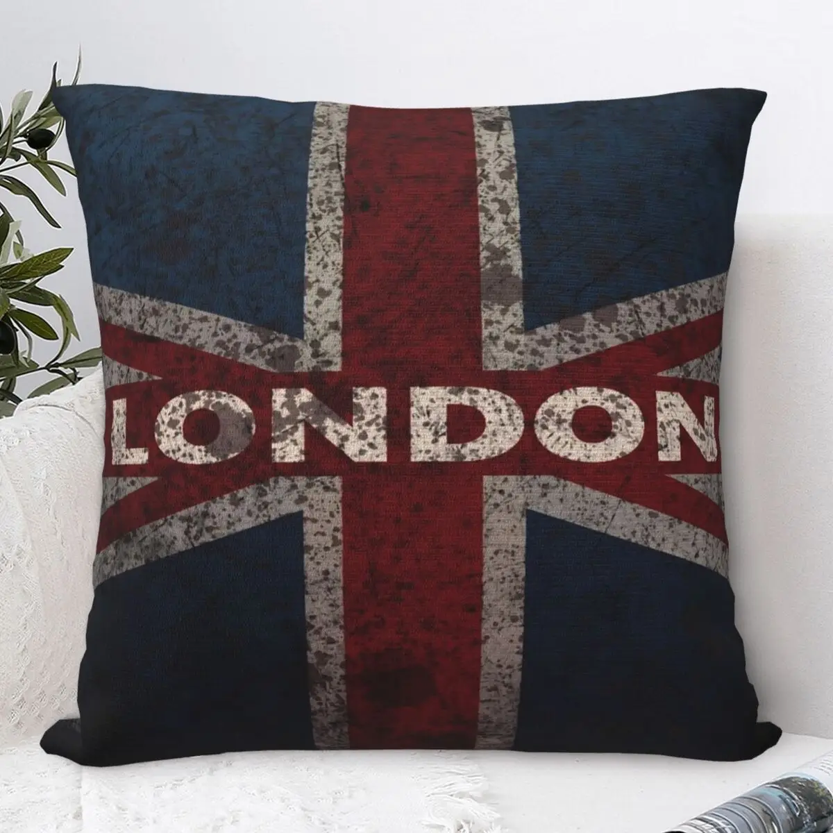 Pillow Cover UK Flag Design Cushion Cover LONDON Novelty Pillow Case For Sofa Car Home Decor Pillowcases