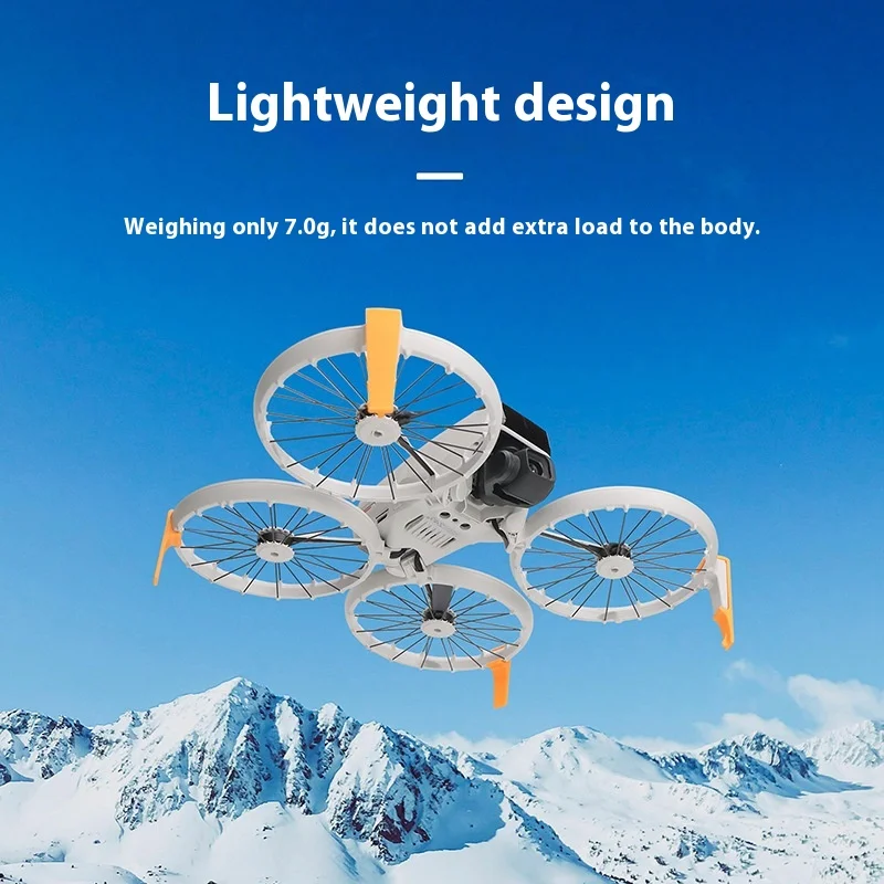 لطائرة DJI Flip Drone قابلة للطي لتعزيز الارتفاع لتمديد الساق لحماية الهبوط، ملحقات مضادة للخدش ومضادة للتآكل