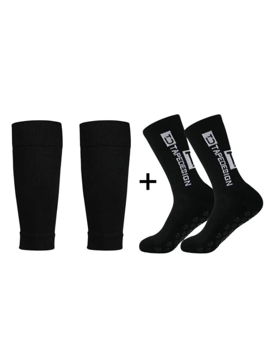 1 Set of High-quality Adhesive Non Slip Socks and Leg Guard Fixed Socks