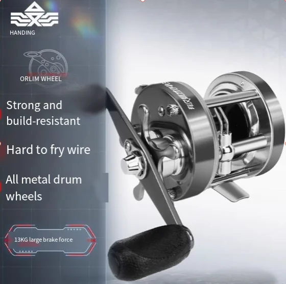 

Handing drum wheel metal Luya wheel blackfish hit black special wheel thunder strong wheel long casting wheel sea fishing boat