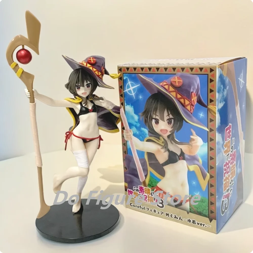 ¡La bendición de Dios KonoSuba en este maravilloso mundo! Megumin el gran mago traje de baño hermosa figura de niña modelo adorno premio