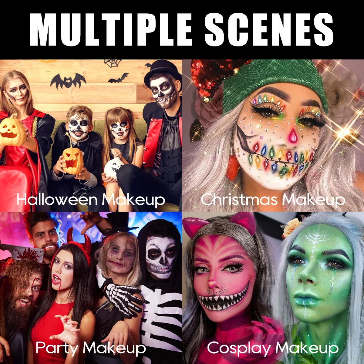 Kolorowy pisak tęczowy, wodoodporny i odporny na pot, długotrwały pisak do malowania, malowanie oczu i twarzy z żyjącymi mieszankami kolorów