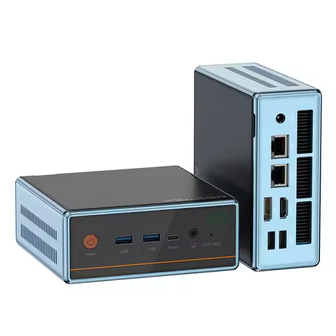 Hot Sale AMD Ryzen 7 5700U Wifi 6.0 BT5.2 Gaming Mini PC R7 5700U DDR4 16GB 512GB SSD 2 Lan Mini PC for Windows 11 Pro