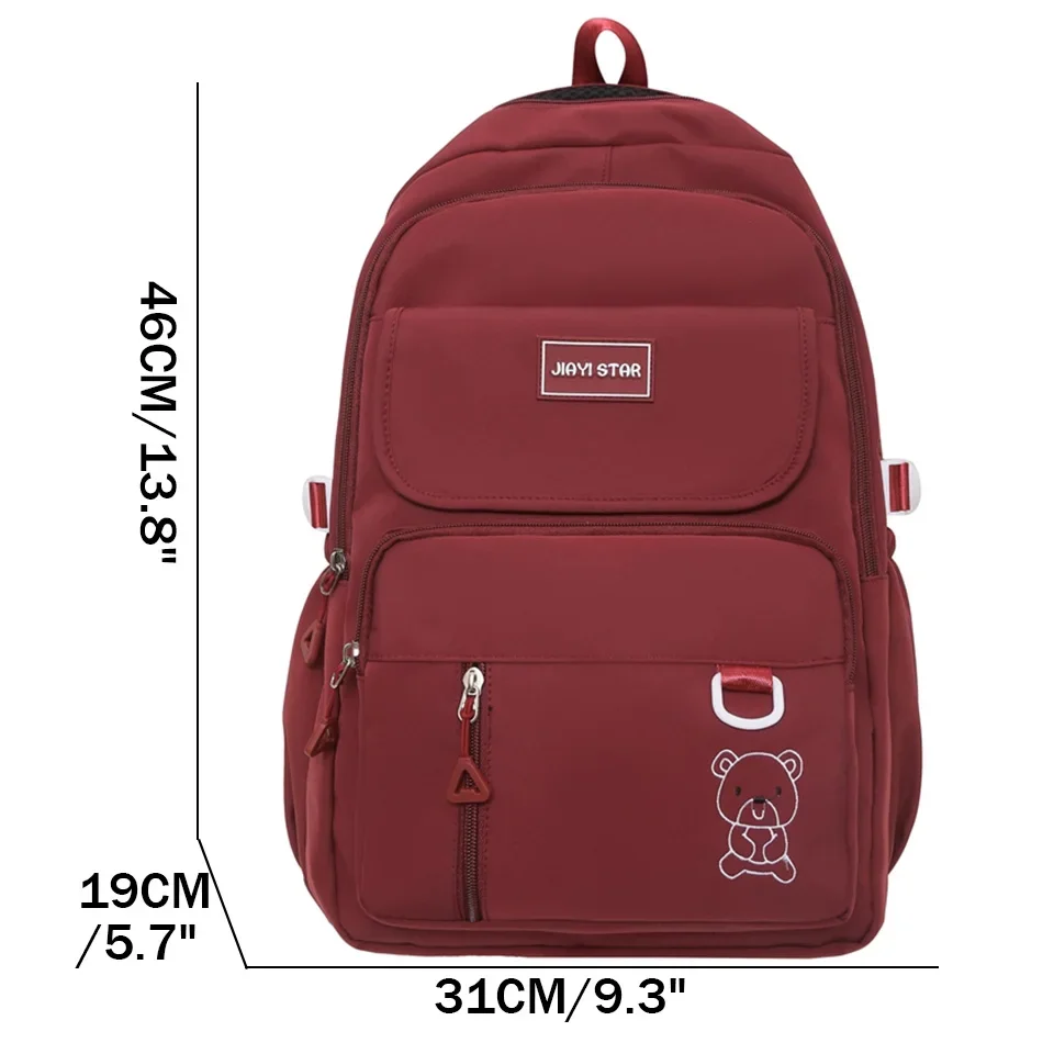 Backpack Female New Travel Bag High School Student Schoolbag Large Capacity Korean Version Leisure Computer