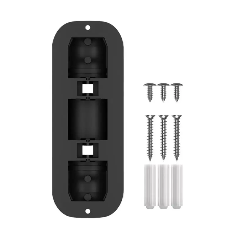 Y1UB Adjustable Video Doorbell Bracket ABS Material Double Installation Options No Drilling Or Screw Mount For Wall