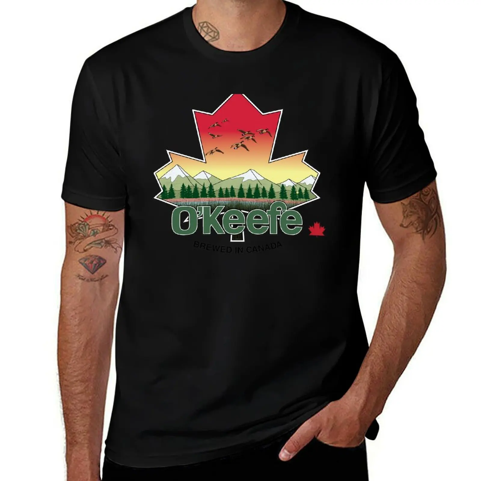 

O'Keefe Brewery - Brewed in Canada T-Shirt summer top designer shirts black t-shirts for men