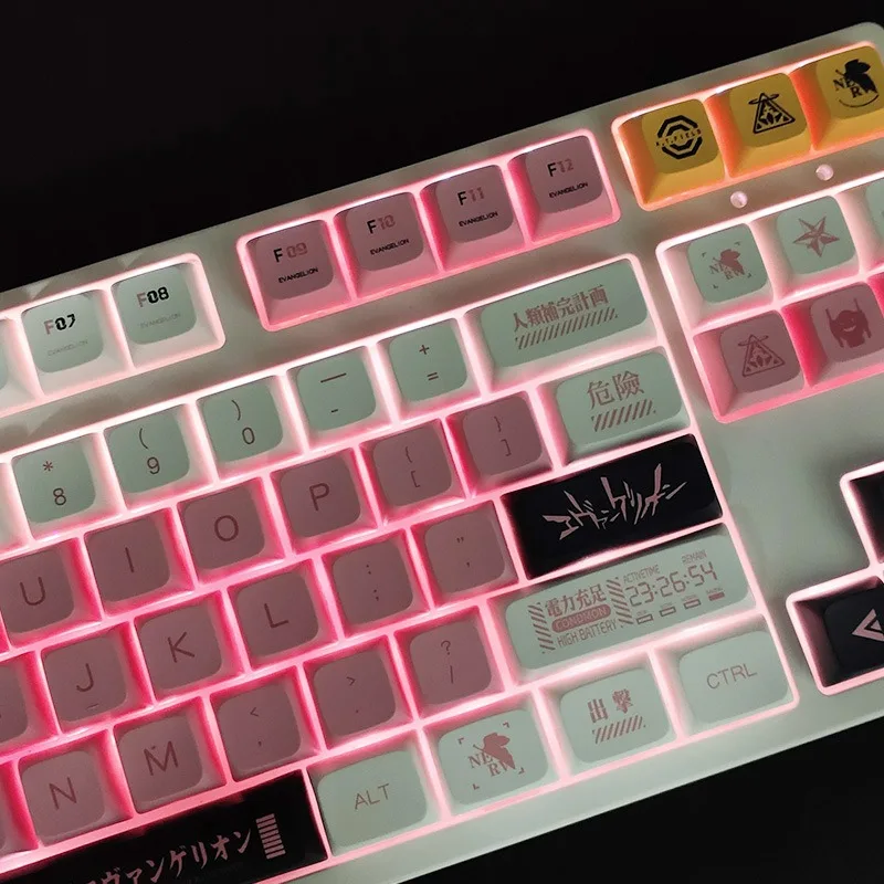 Manufacturer supplies 134 key keycaps PBT/heat sublimation XDA high spot wholesale