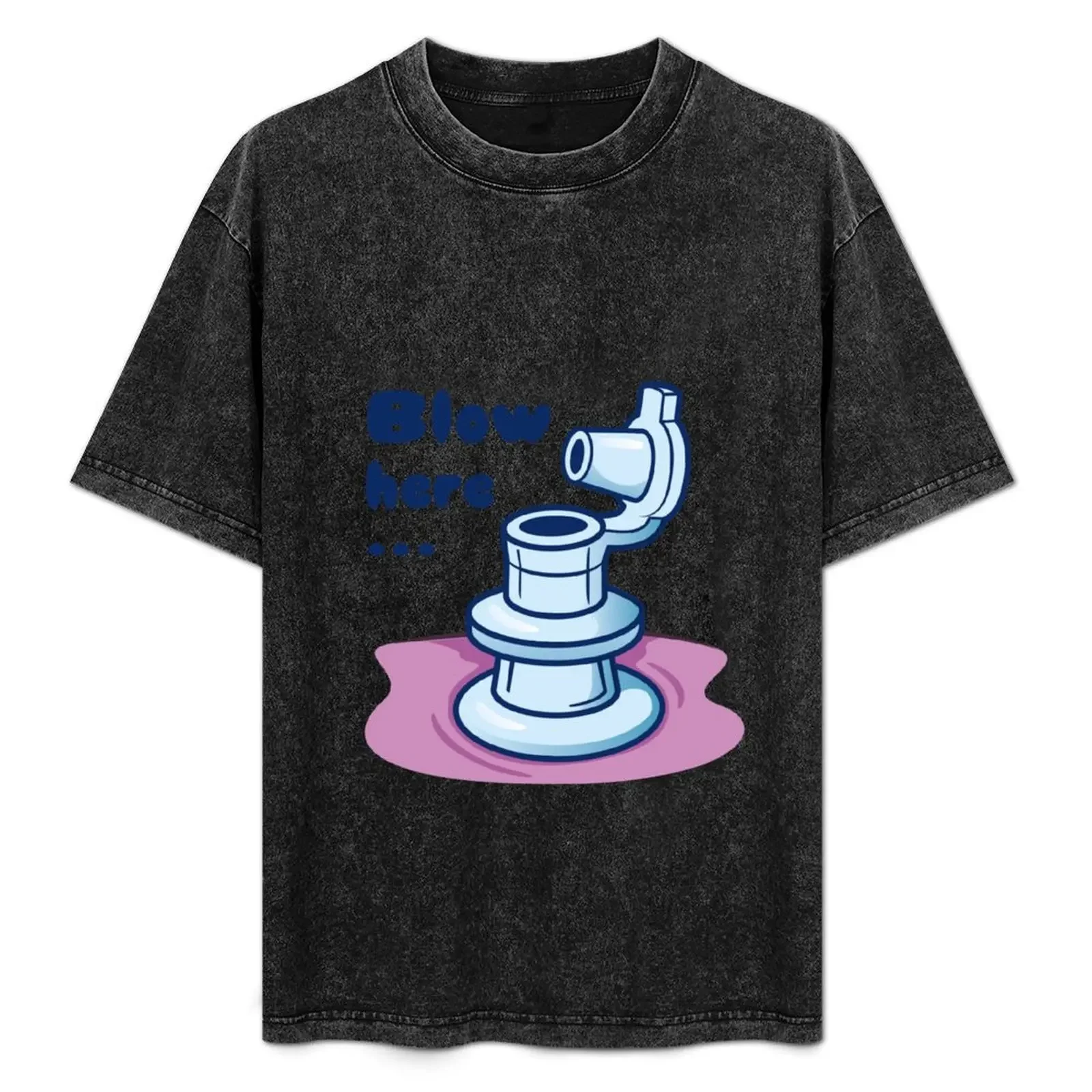 

Message blow here, air valve object for inflatable object. Ideal for informational and institutional materials T-Shirt