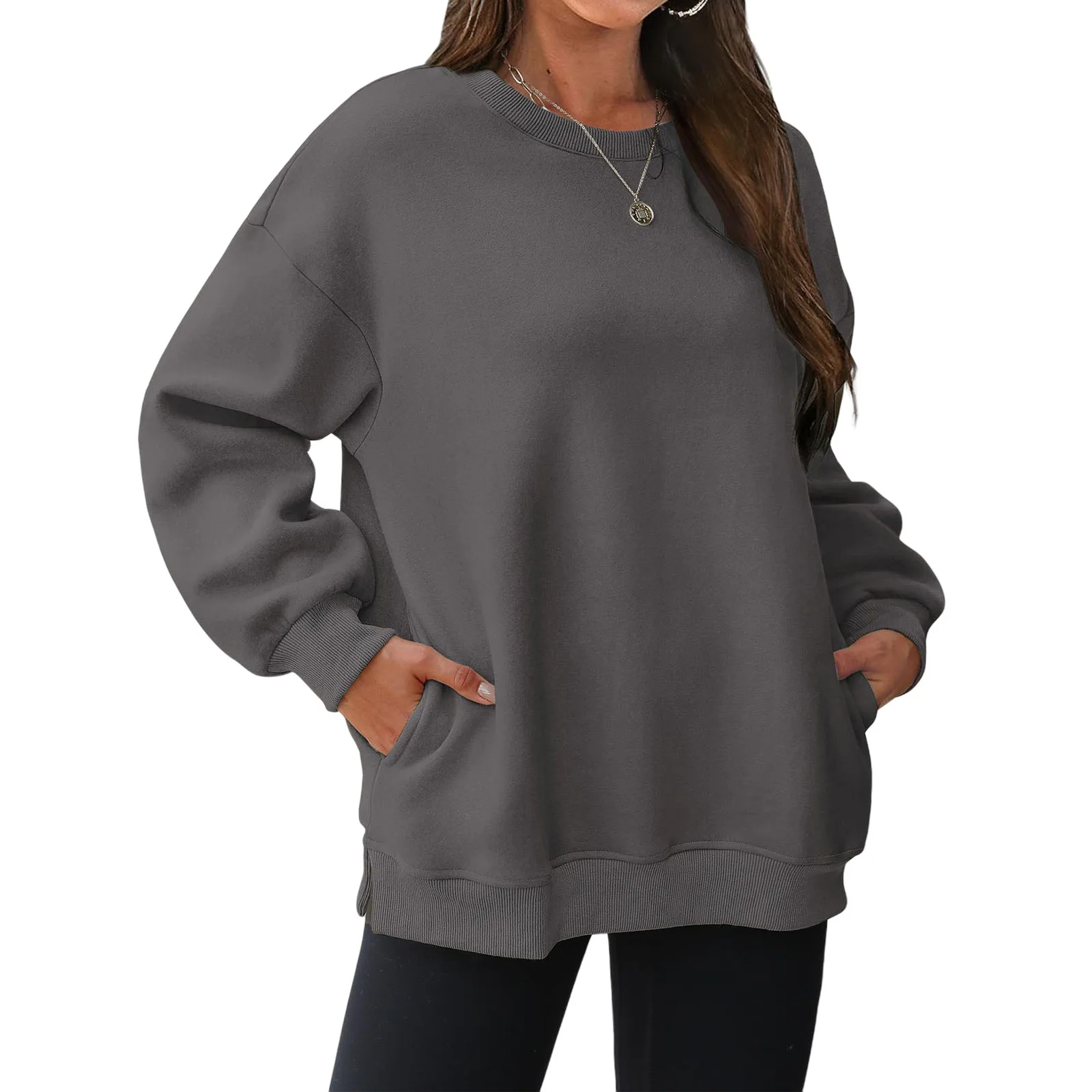 Autumn And Winter Women's Clothing Fashionable, Comfortable, Loose And Casual Temperament Commuting Versatile And Simple Top