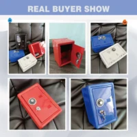 Household Insurance Box Vertical Mini Metal Safe Car Safe Key Insurance Cabinet Desktop Decoration Piggy Bank 2