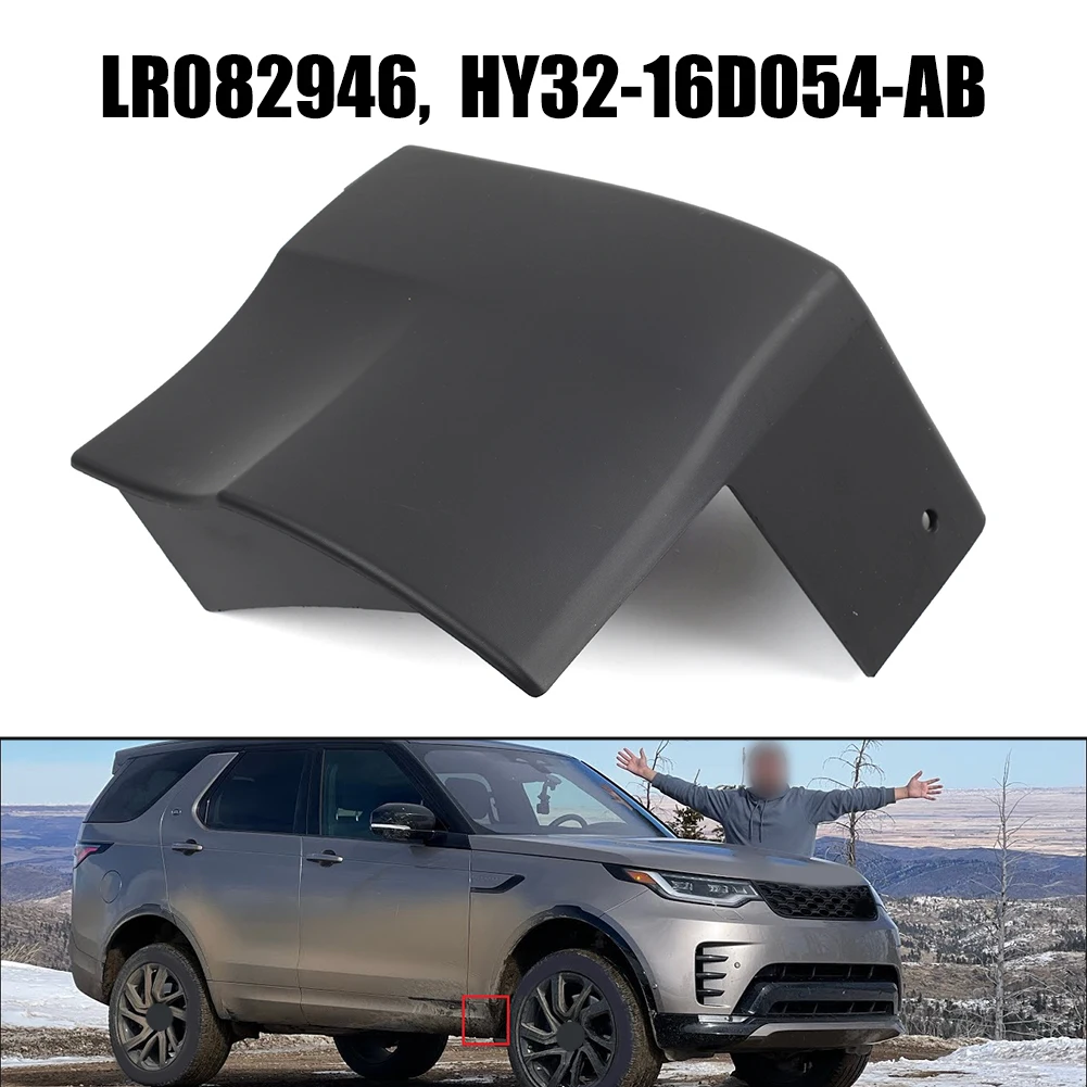 

1x Lower Right Front Fender Trim Cover Mudguard Parts For Land Rover Discovery 5 2017-2023 LR082946 HY3216D054AB ABS Black
