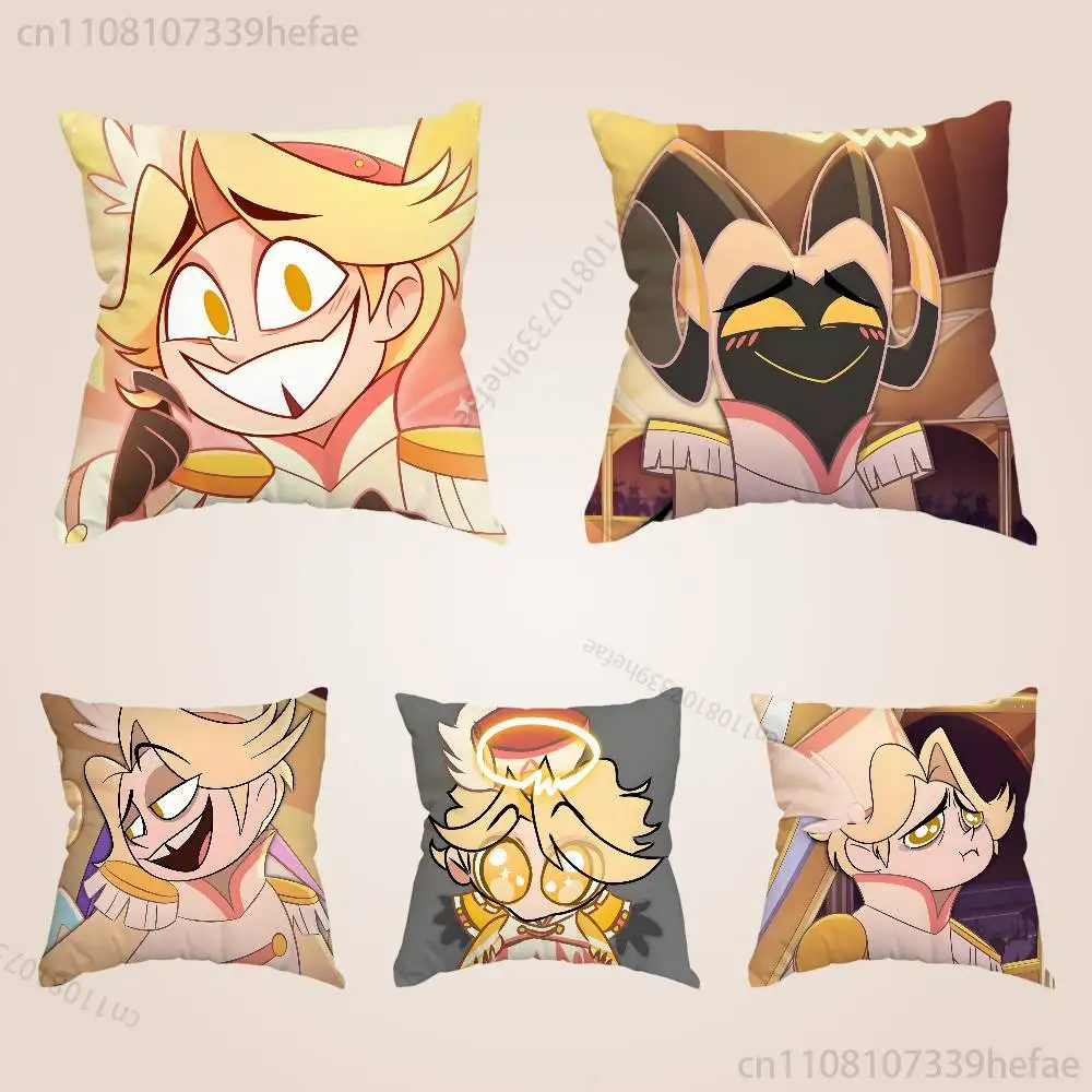 H-Hazbin Hotel Abel Pillow Cases for Bedroom Living Room Sofa Home Decor Polyester Cushion Cover with Zipper