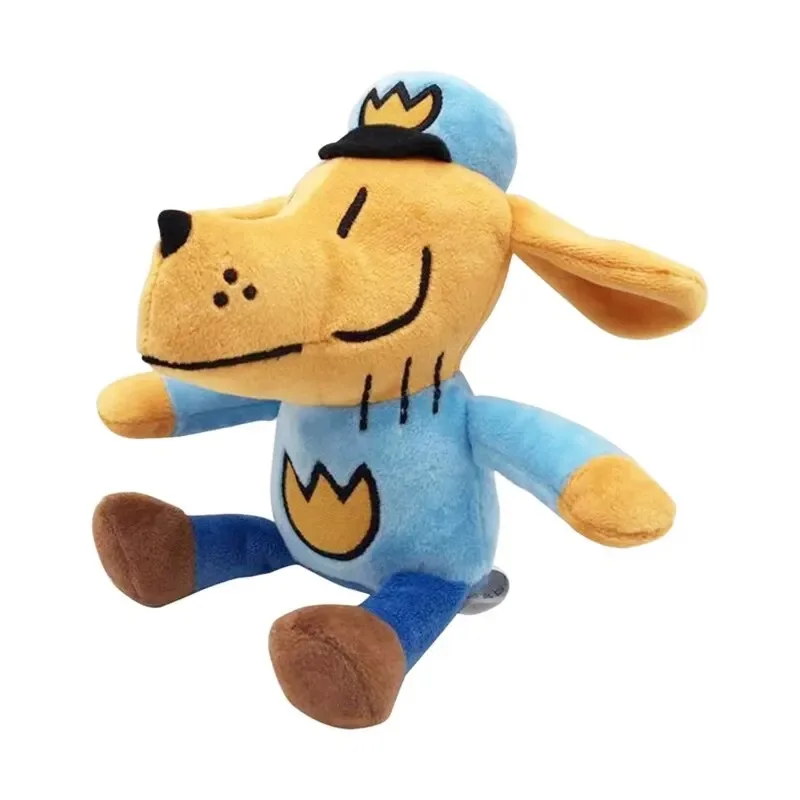 25cm New Dog Man Plush Toy Anime Manga Stuffed Animal Soft Figure Kids Accompany Cartoon Gifts for Children Birthday Christmas