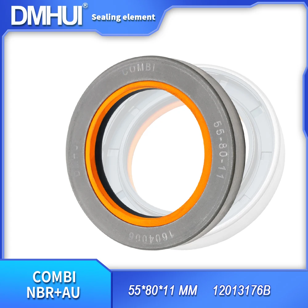 

316971A1 Сменный 12013176B Сальник 55x80x11 NBR AU Резина - DMHUI Поворотный вал COMBI Уплотнительное кольцо ступицы трактора 55*80*11