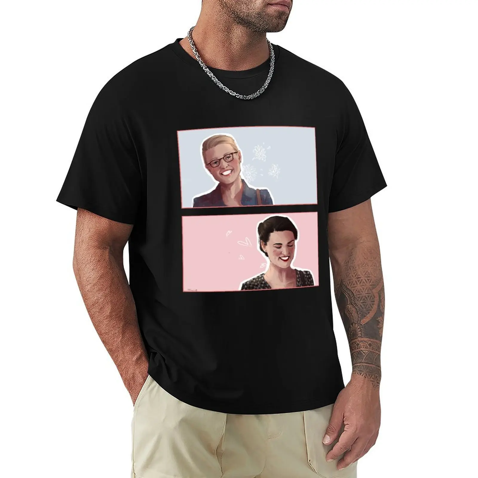 Idiots in love-2 T-Shirt Christmas Theme Tee Top