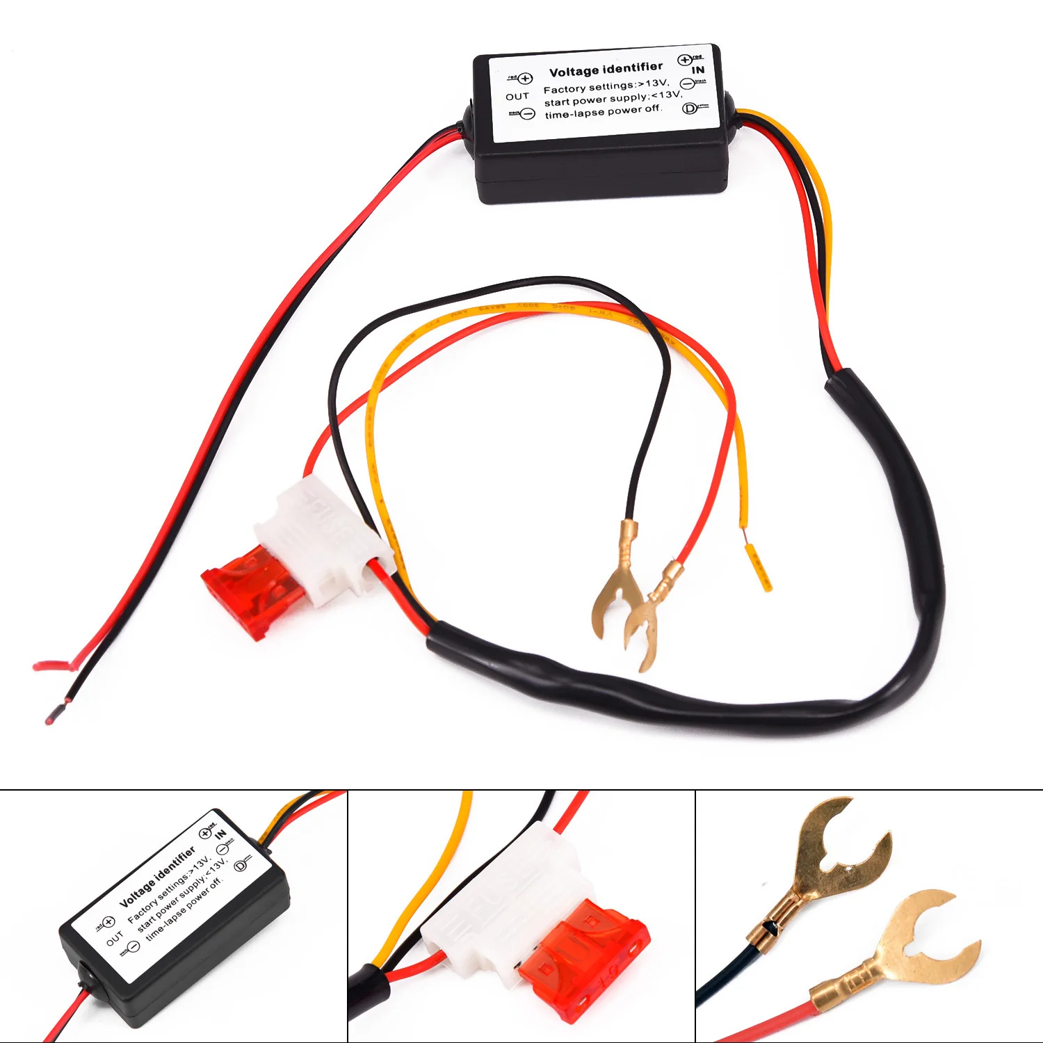 Car Controller 1.7*2.1*3.9cm Vehicle Daytime Running Light Harness 12~18V ON/OFF Waterproof 5A LED High Quality