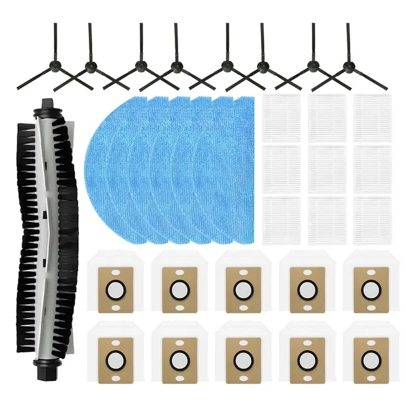 

【NEW PRODUCTS TO BE RELEASED IN 2026 】Mop Cloth Dust Bag HEPA Filter Main Roller Brushes Side Brushes Main Roller Brushes Side B