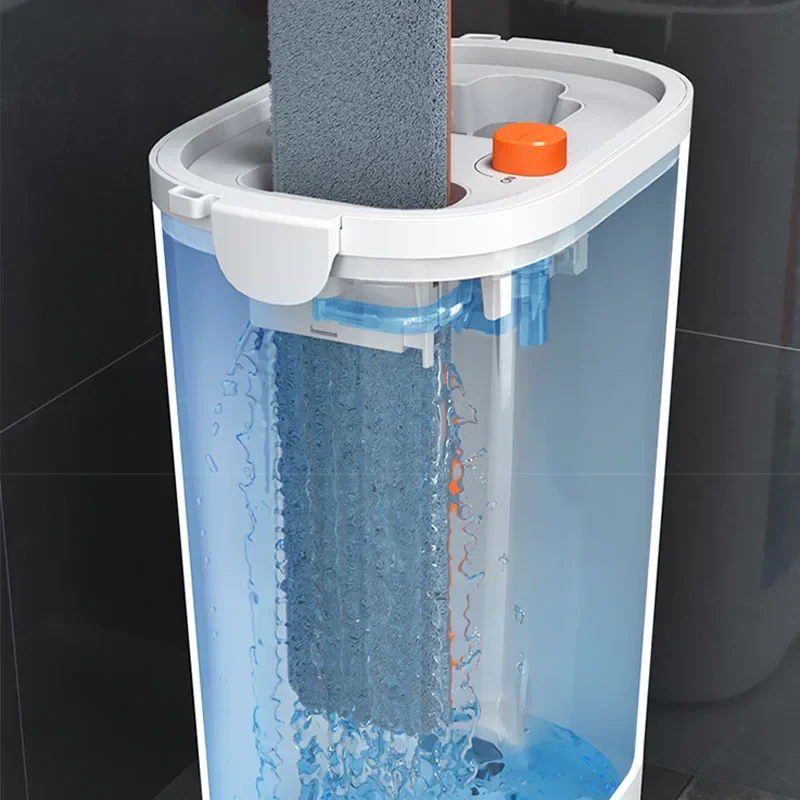 Mop New Hands-free Lazy Mopping Cloth Floor Mop Household One Mop Net 2021 Flat Mopping Artifact Pier