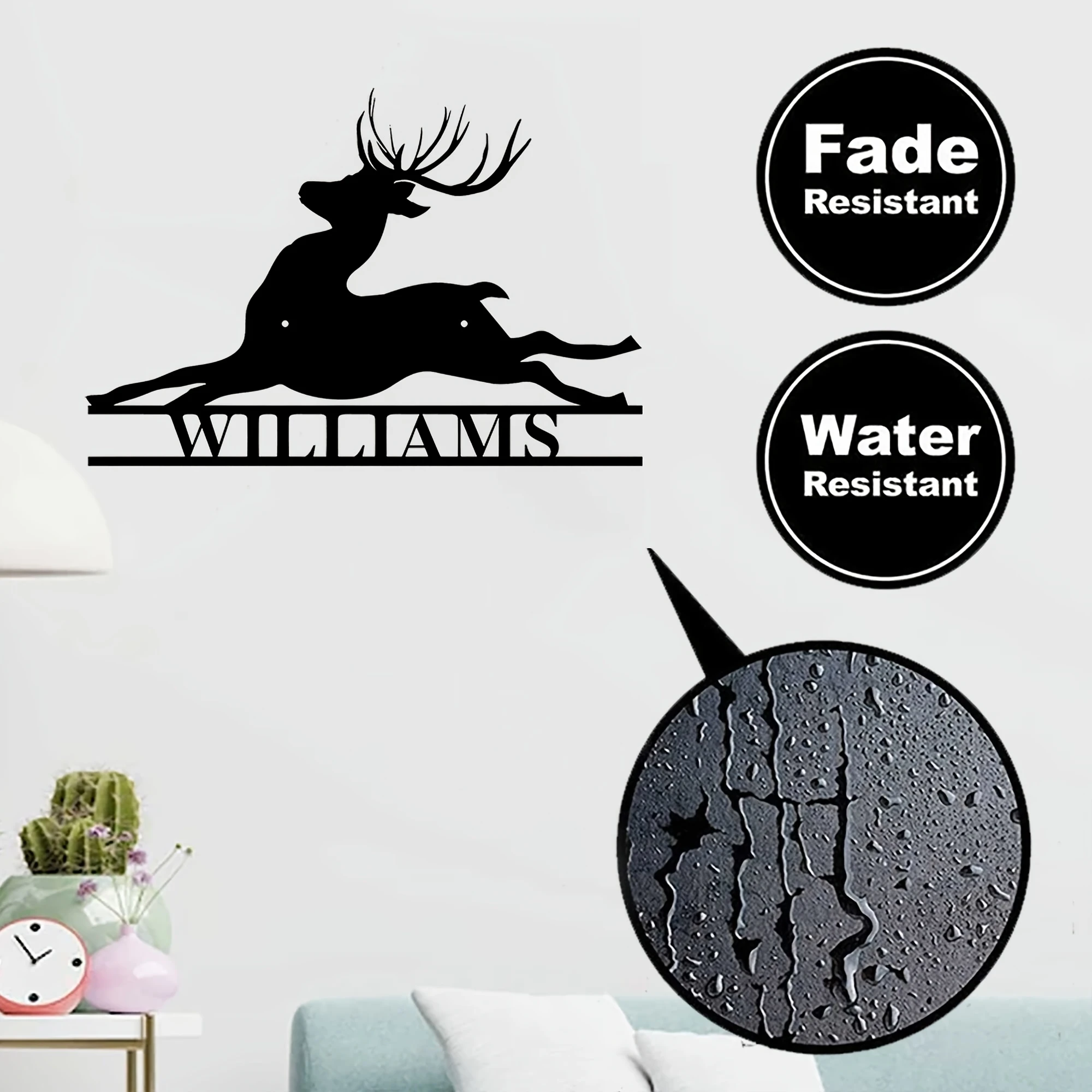 Customized Metal Address Sign - Home Decor Tree 评论和价格