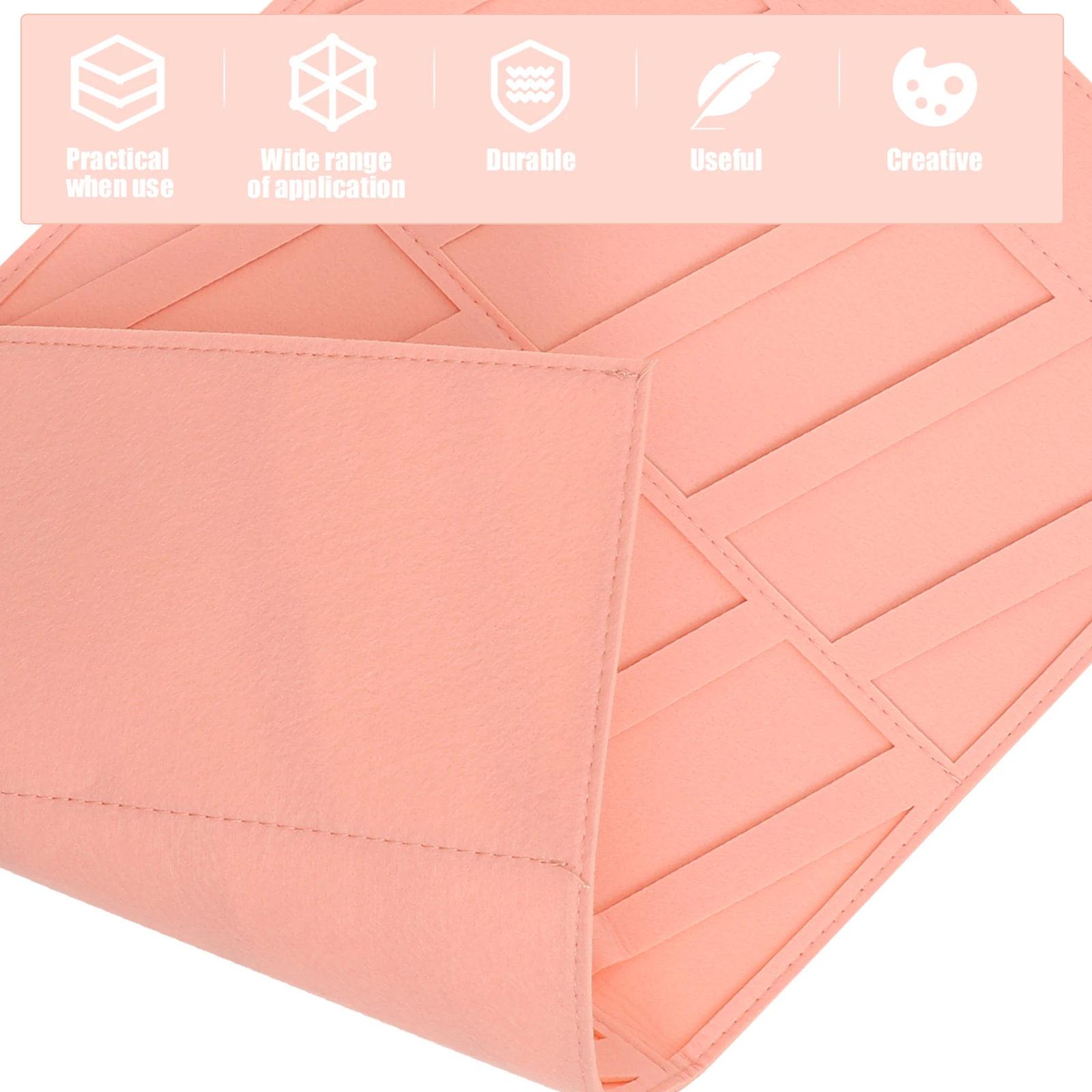 

Hairpin Headbands Holder Felt Jewelry Organizer Bow Stand Hanging Necklace Storage Display Bag Wall Pouch