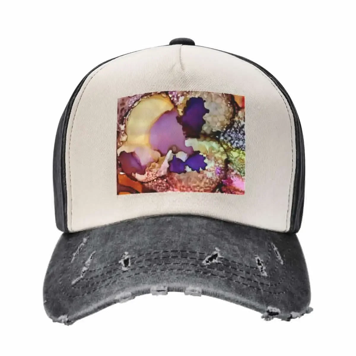 

Blooming Orchid Fantasy Baseball Cap Christmas Hat Sunscreen Custom Cap Anime Woman Hats Men's