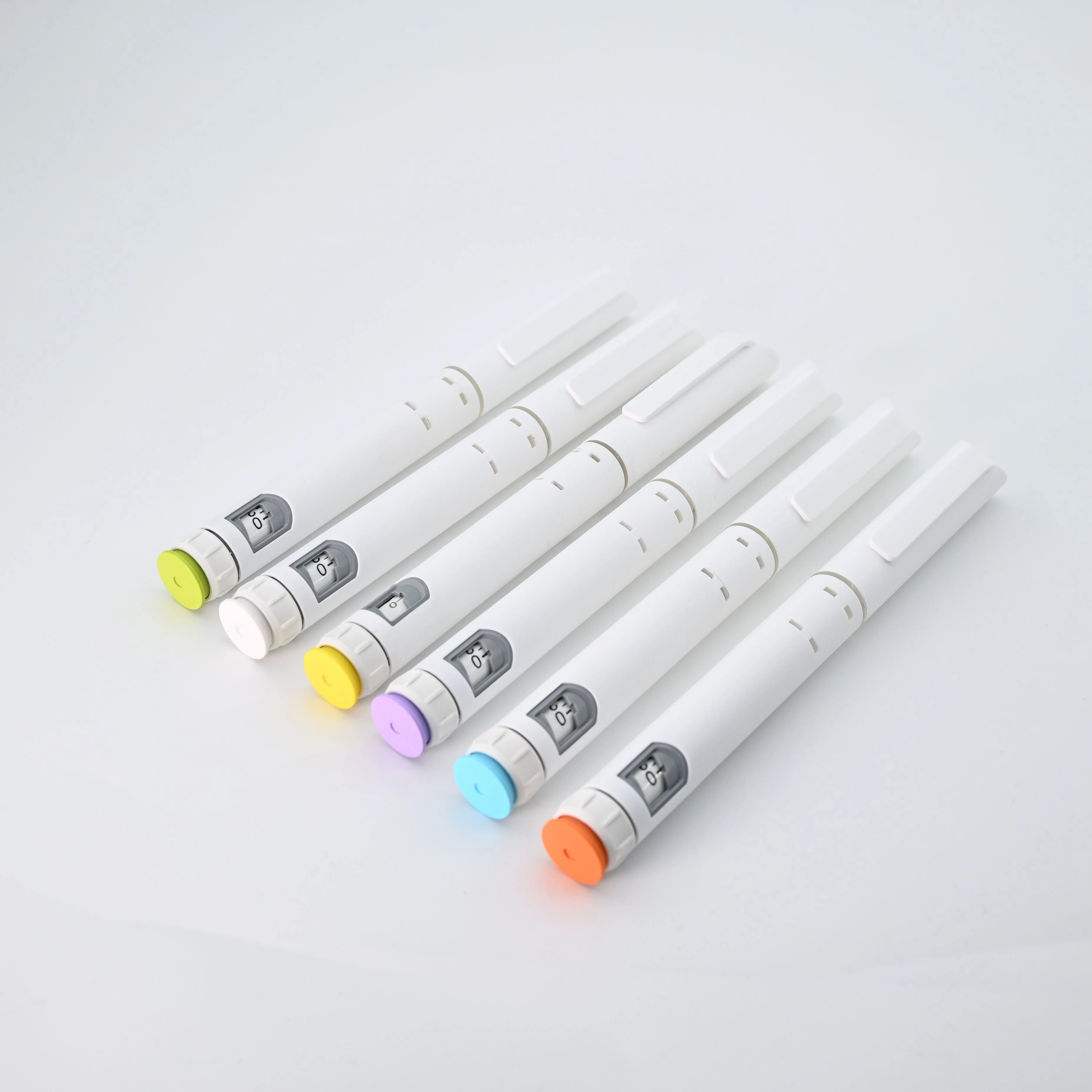 10Pack Color Optional Disposable Injection Pen Magic Pen 60U Insulin Syringe Tattoo Handle Pen Suitable for 3ml Glass Vial