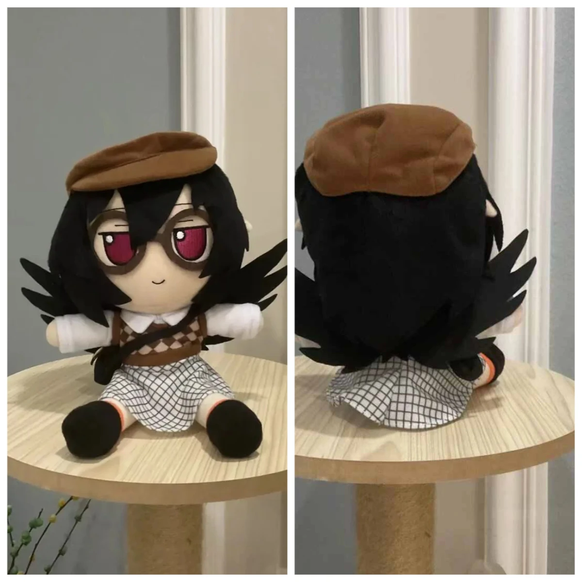 

Аниме Touhou Project Shameimaru Aya 20 см Fumo плюшевая кукла сидячая поза игрушки милое платье подушка талисман подарок на день рождения