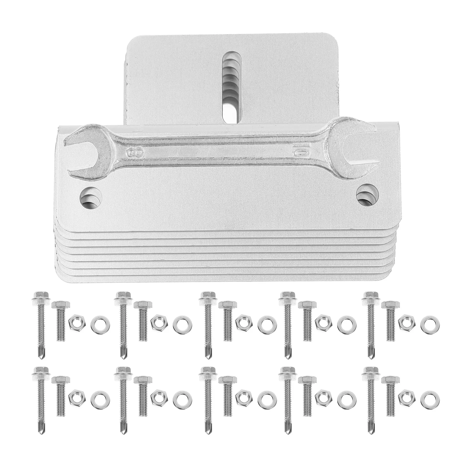 

Solar Panel Support Roof Mounting Brackets Fitting Kit Module Clamp for Adjustable