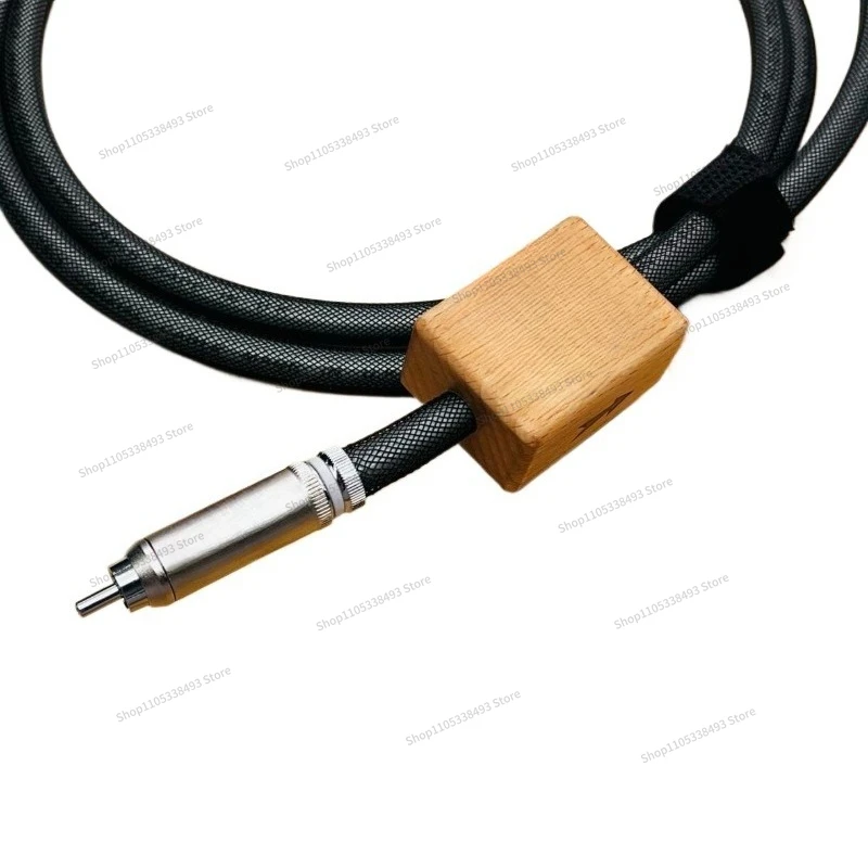 For HIFI 7N Single Crystal Copper Silver Plated Coaxial Wire