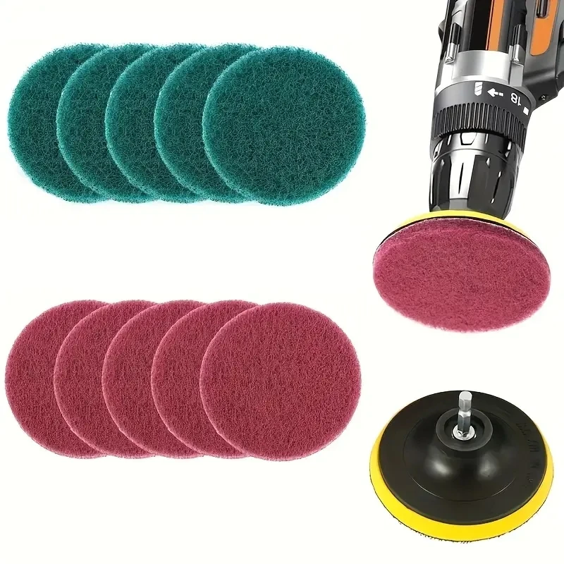 Electric Drill Brush Kit Electric Cleaning Brush Tool for Car Tile Bathroom Brush Bathroom Kitchen Plastic Scrubber Brushes