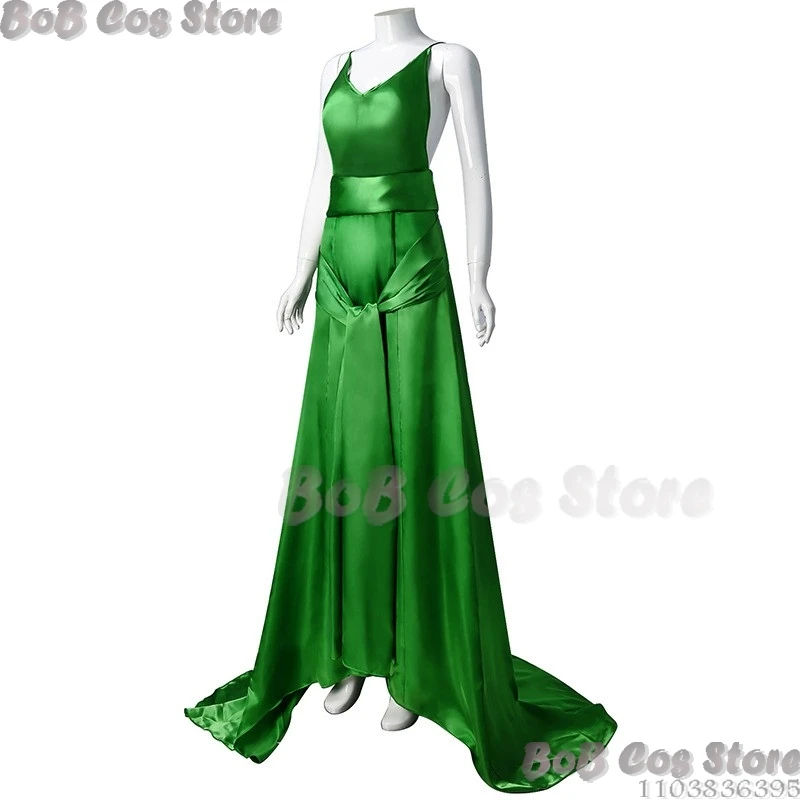 Green Dress Cecilia Tillis Cosplay Movie Atonement Heroine Costume Sexy Women Girl Christmas Holloween Party Roleplay Uniform