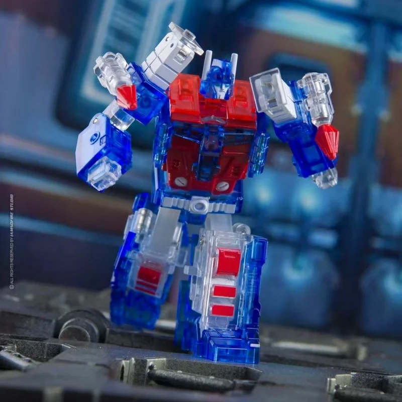 Auf Lager NEUE DR.WU DW-E23 Ultra Magnus Farbe Transparent Edition Transformation Kleine Action Figur Modell Sammlung Spielzeug